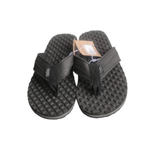 FLOJOS Men's Badlands Flip Flop  9 Black
